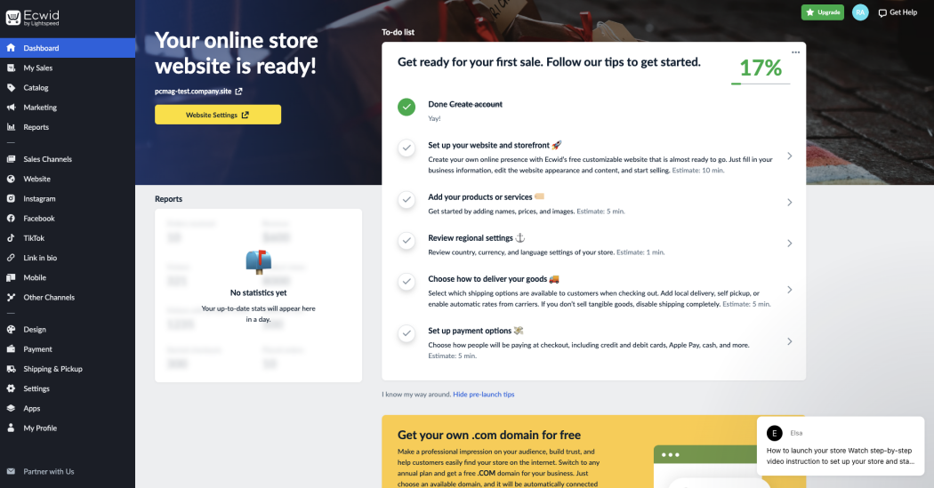 Ecwid Setup: A Complete Step-by-Step Store Guide - Step 1: Create your Ecwid account