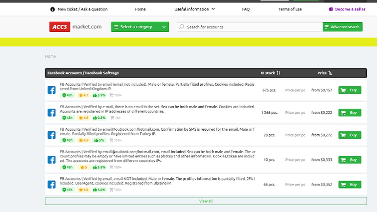 AccsMarket Review: Unbiased Look at Social Account Marketplace - supporting product research image 1