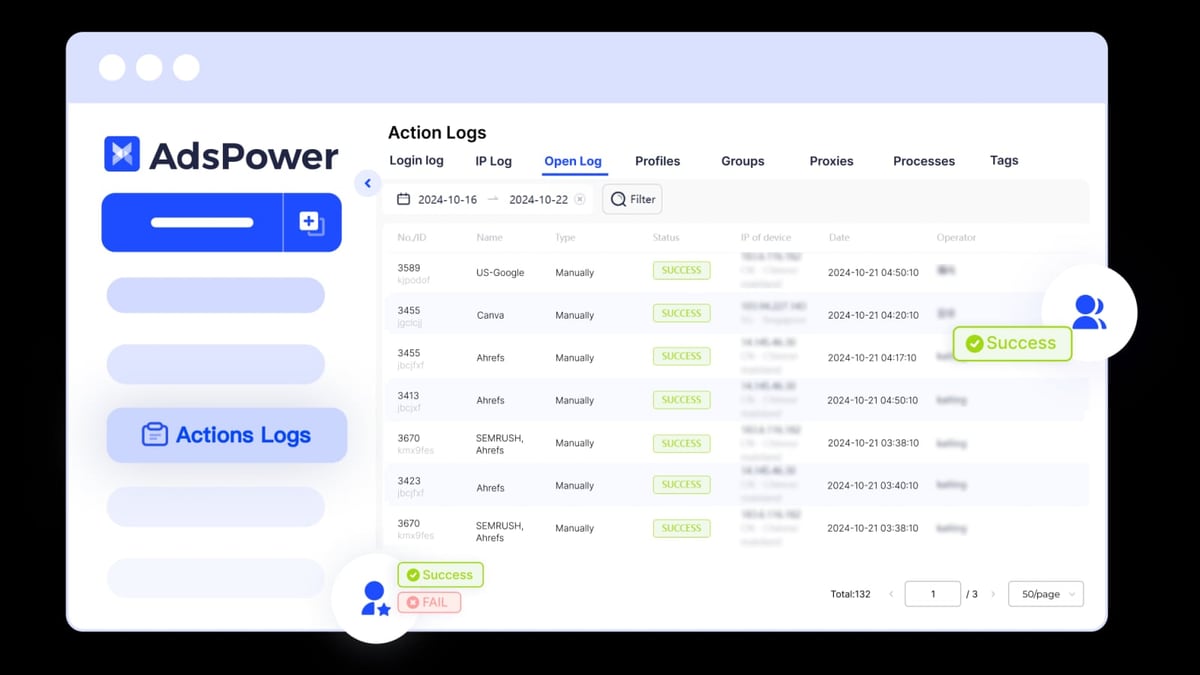 AdsPower product interface and feature overview