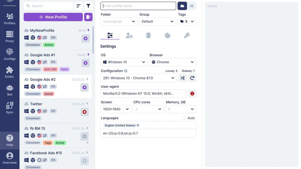 AdsPower Fingerprint Browser vs Undetectable vs BitBrowser product interface and feature overview