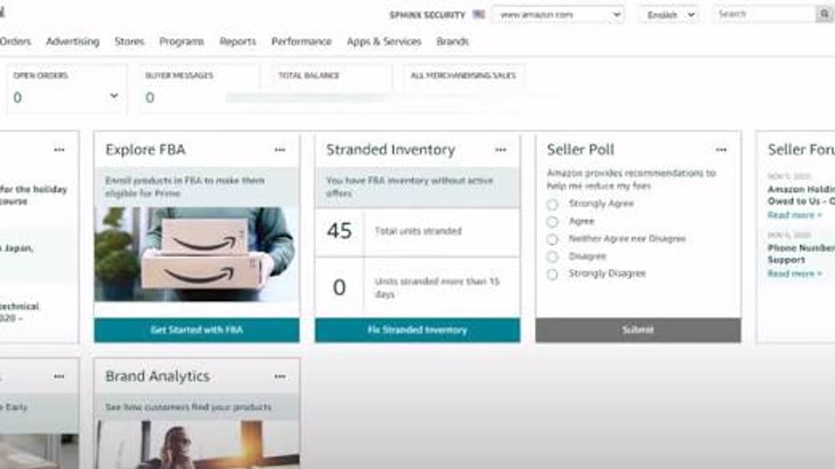 Avaliação do Amazon Seller Central: Recursos, Preços e Veredito - imagem de suporte à pesquisa de produto 1