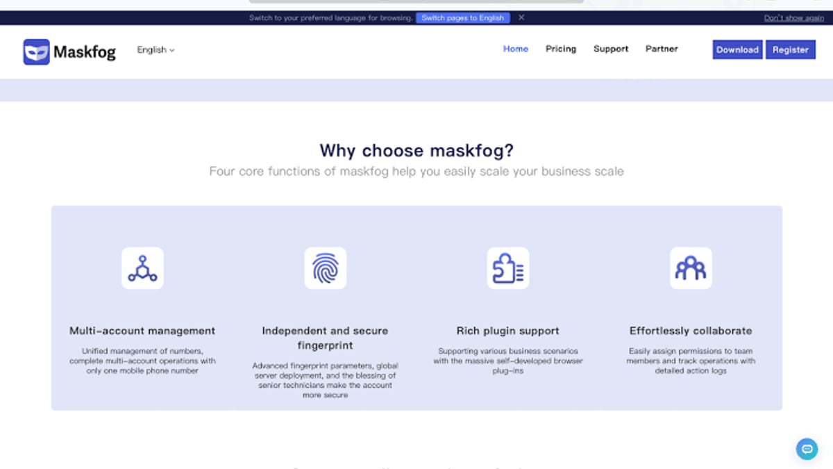 Maskfog Fingerprint Browser Review 2026: Worth It for Multi-Accounts? - supporting product research image 1