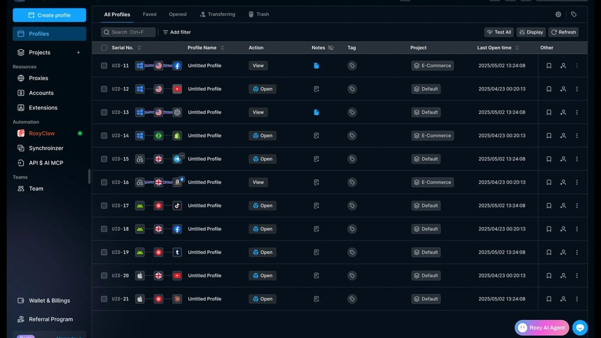 RoxyBrowser Review 2026: Features, Pricing & Honest Verdict product interface and feature overview