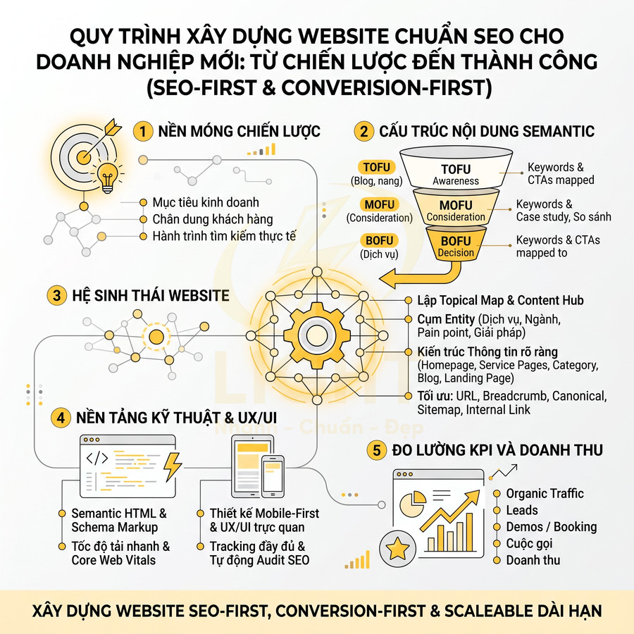 Tự động hóa SEO năm 2026: Nhiệm vụ, Công cụ và Quy trình thực tế - Cách Xây dựng Quy trình Tự động hóa SEO (Ví dụ Từng bước)