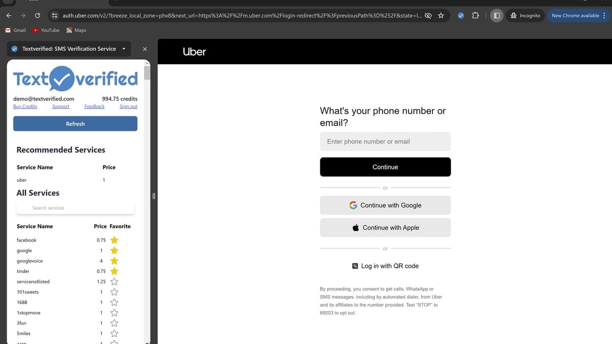 Textverified Review 2026: Is It Legit for SMS Verification? product interface and feature overview