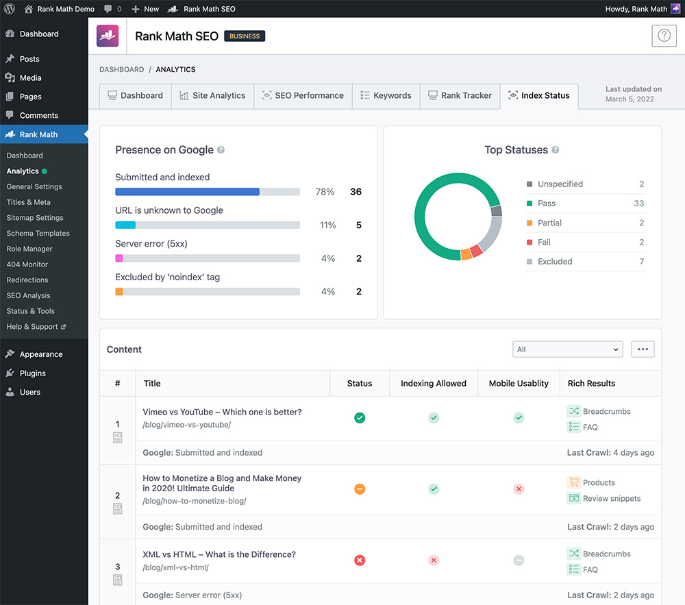 Yoast SEO Tutorial: Setup, Settings & On-Page Optimization - Step 3: Review the settings you will rarely touch again