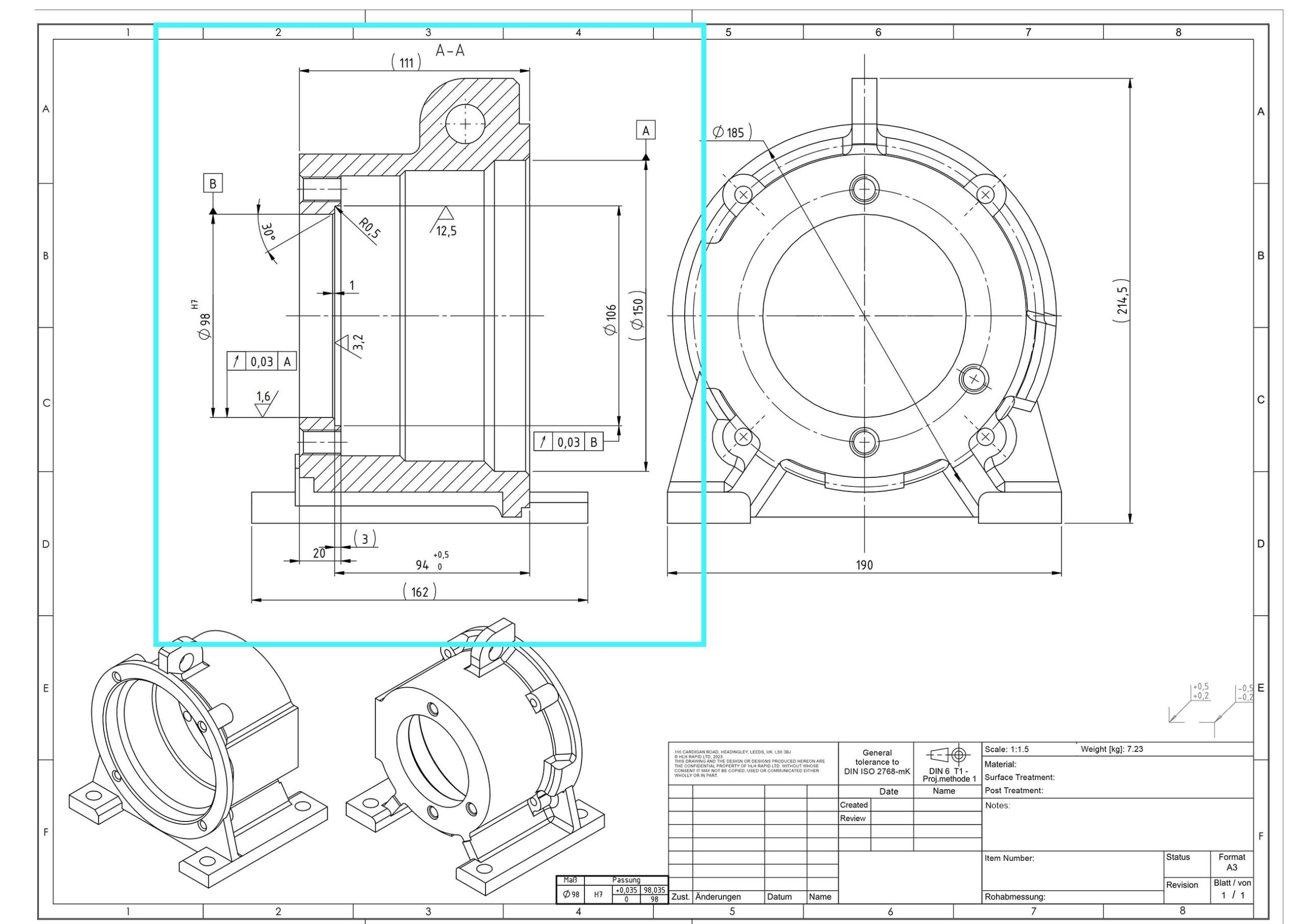 Machined Features: Types, Symbols & DFM Rules - How Machined Features Appear on Drawings