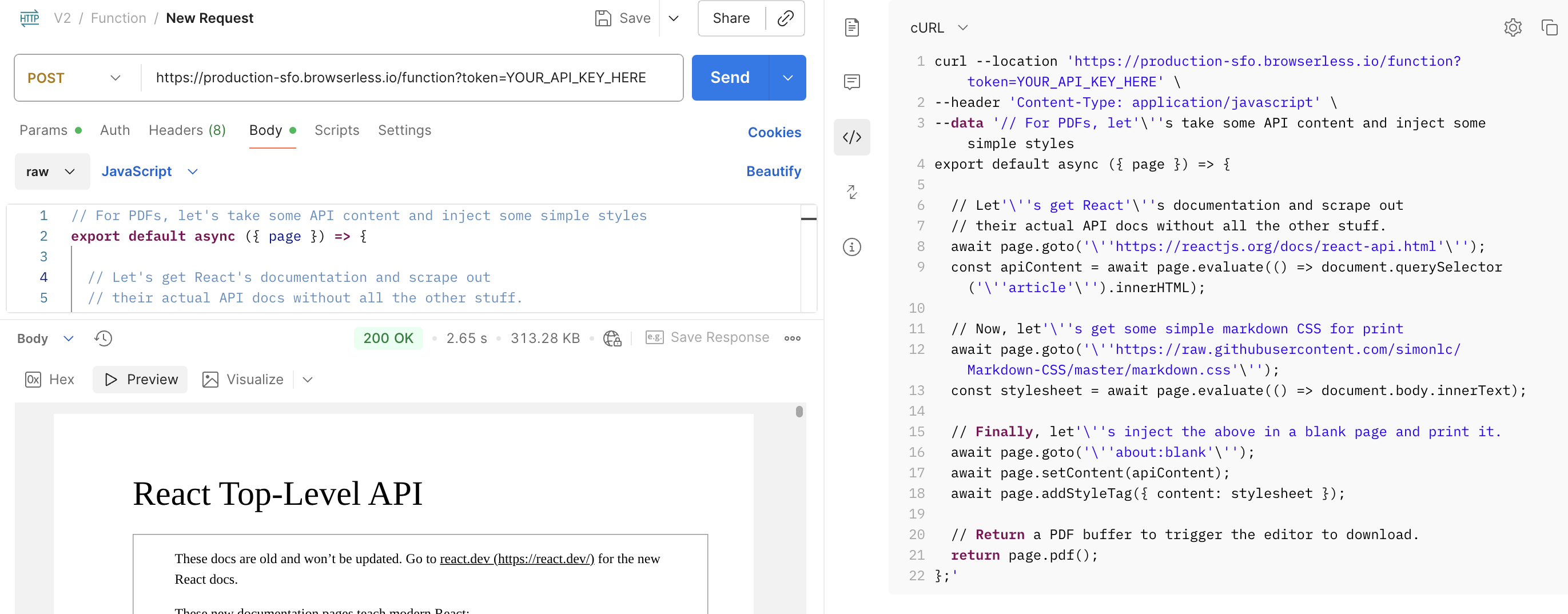 Browserless Review 2025: Headless Browser API Tested - Setup and Developer Experience