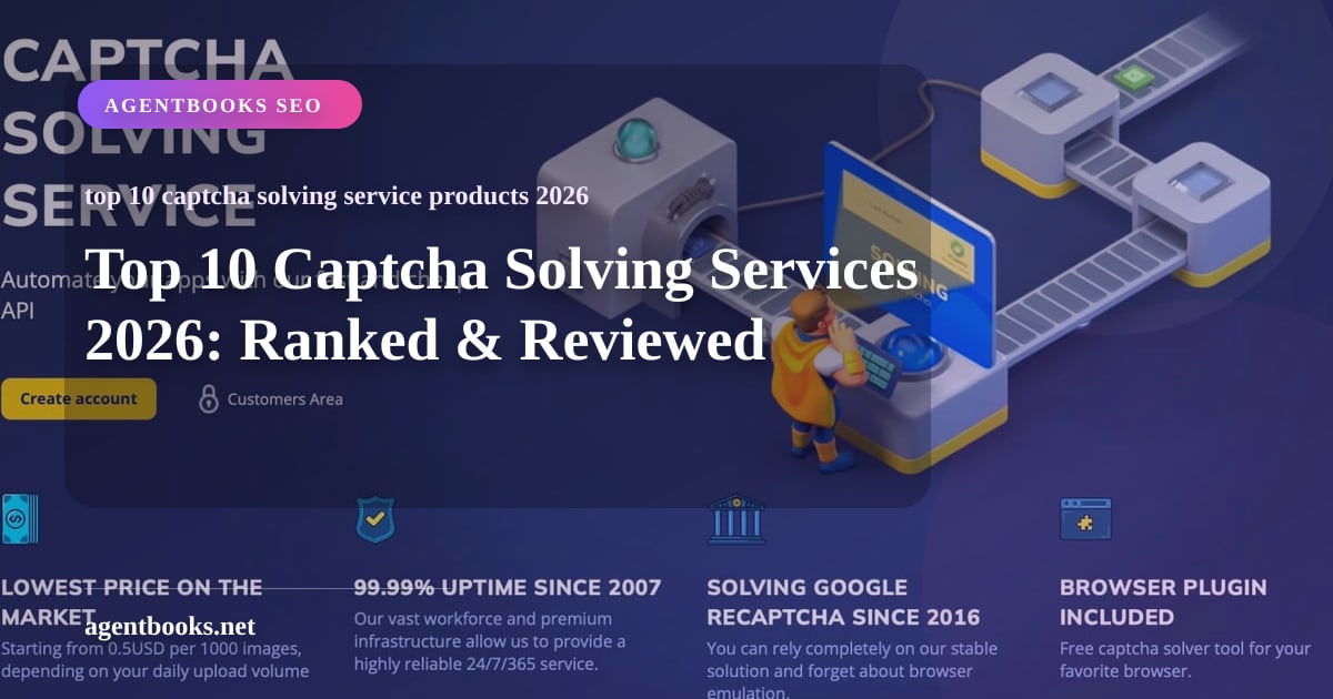 Top 10 Captcha Solving Services 2026: Ranked & Reviewed