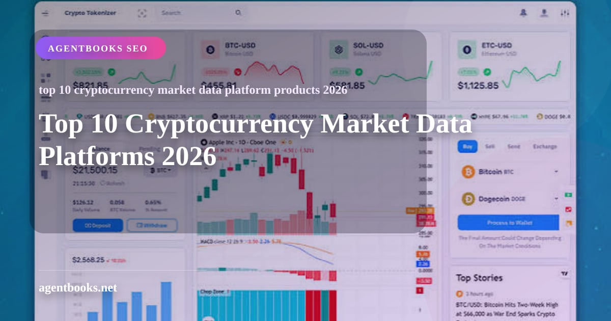 As 10 Principais Plataformas de Dados do Mercado de Criptomoedas em 2026
