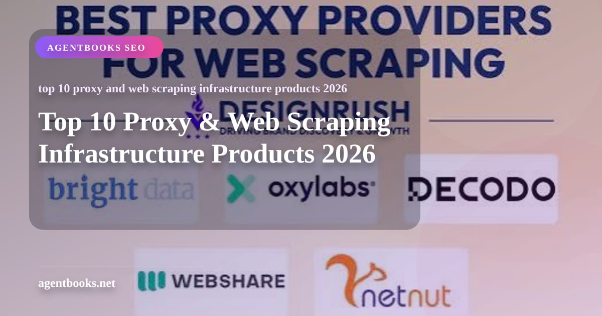 Top 10 Proxy & Web Scraping Infrastructure Products 2026