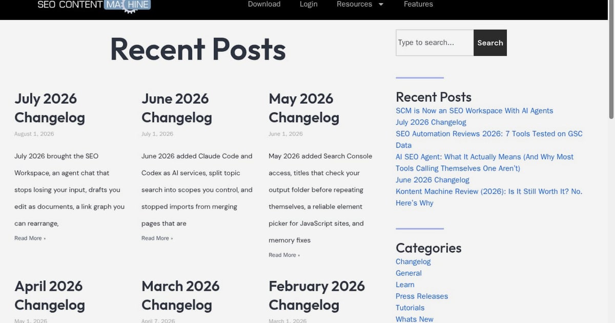 AgentBooks vs SEO Content Machine: 2026 Comparison