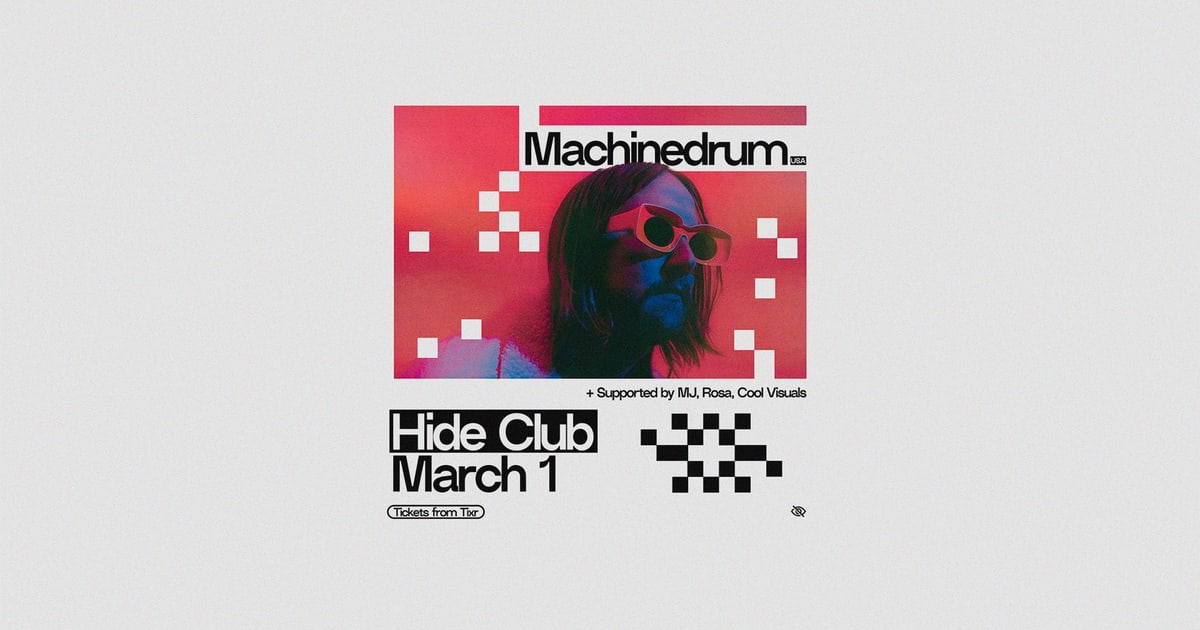 Machinedrum 巡演：日期、门票及如何追踪演出