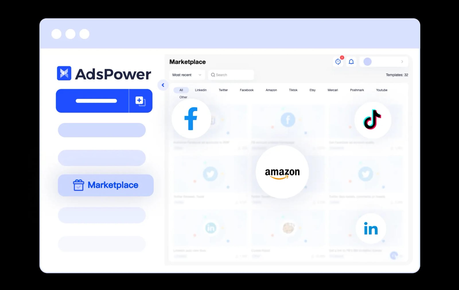 AdsPower product interface