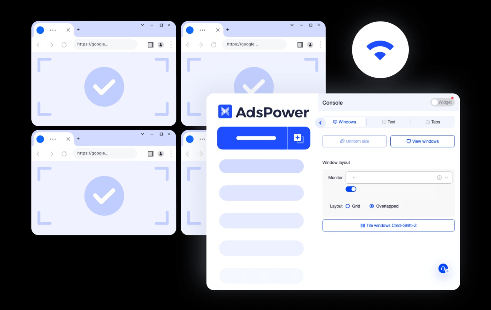 AdsPower product interface