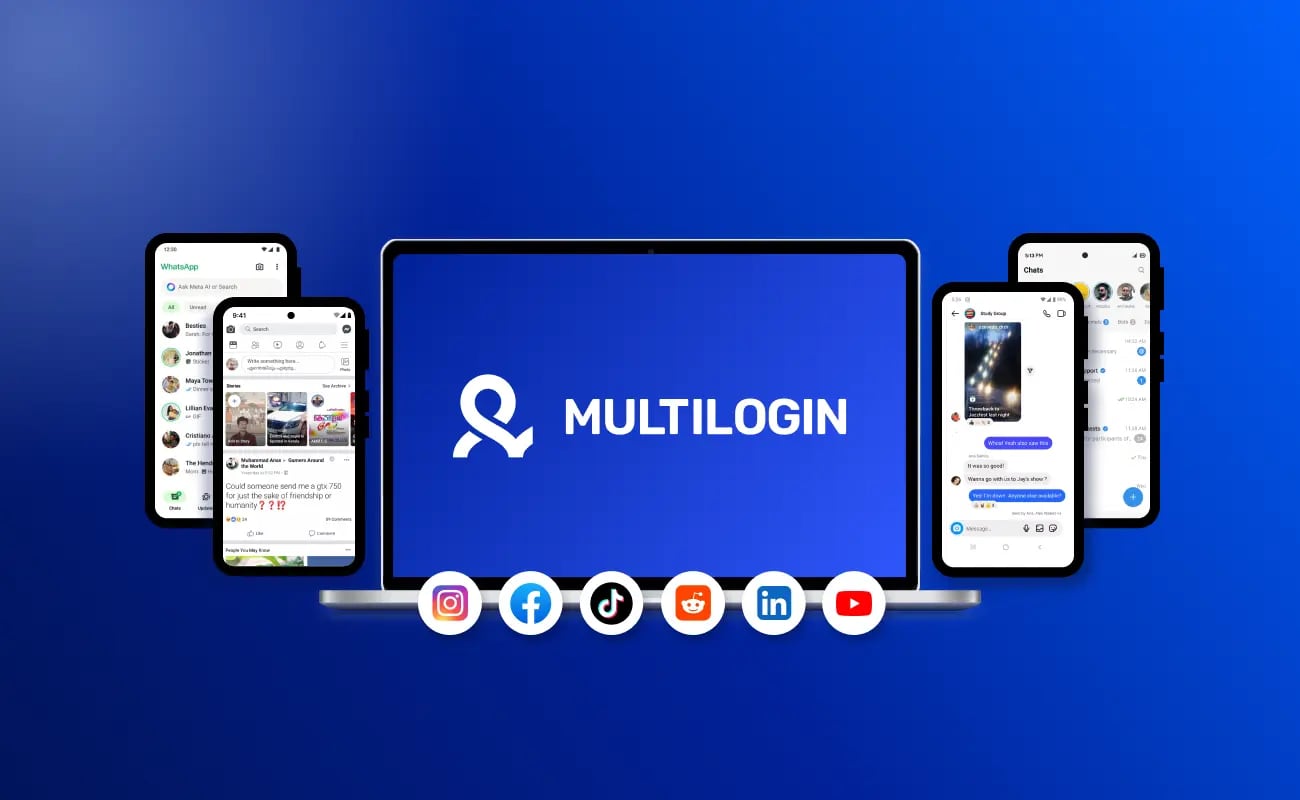 Multilogin product interface