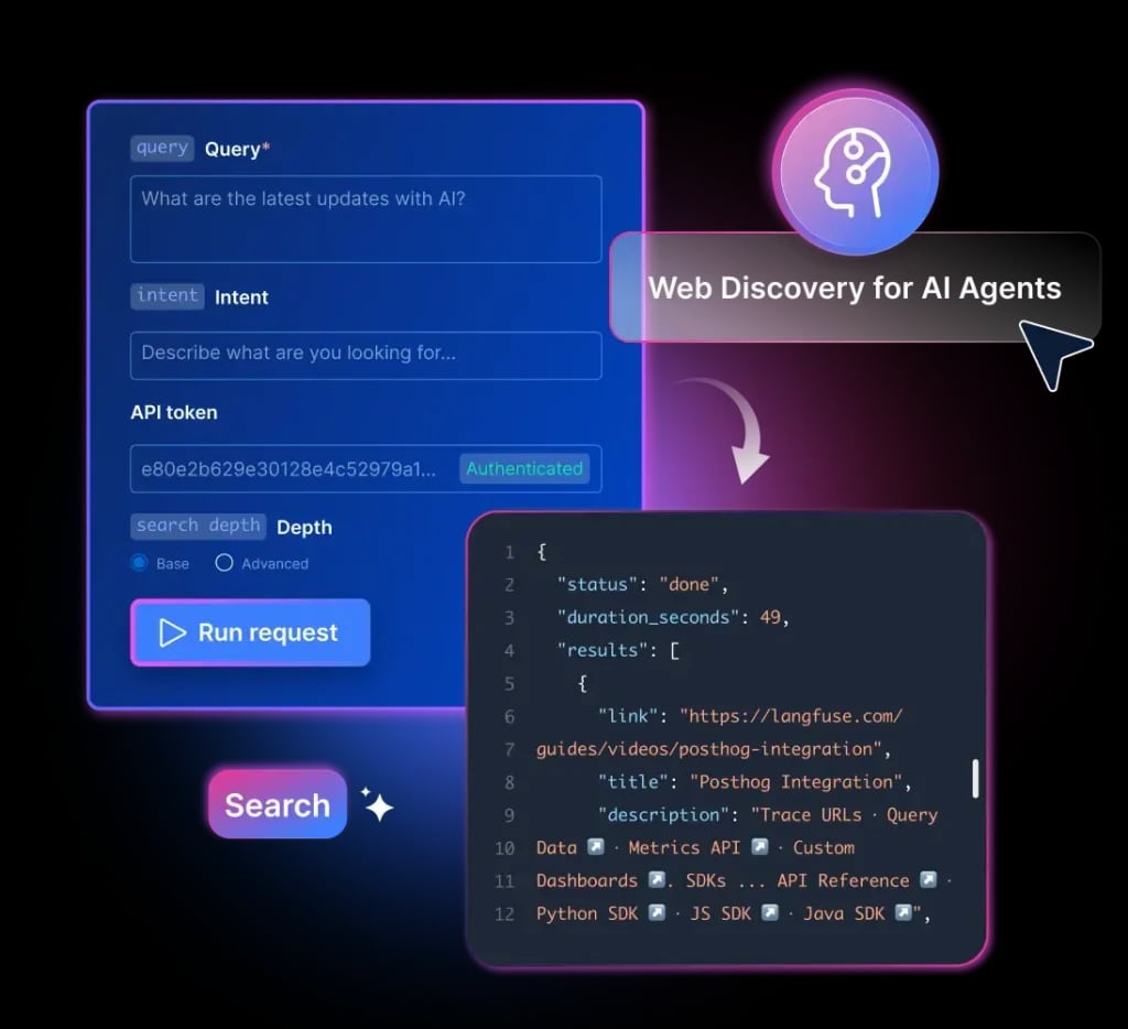 Bright Data product interface