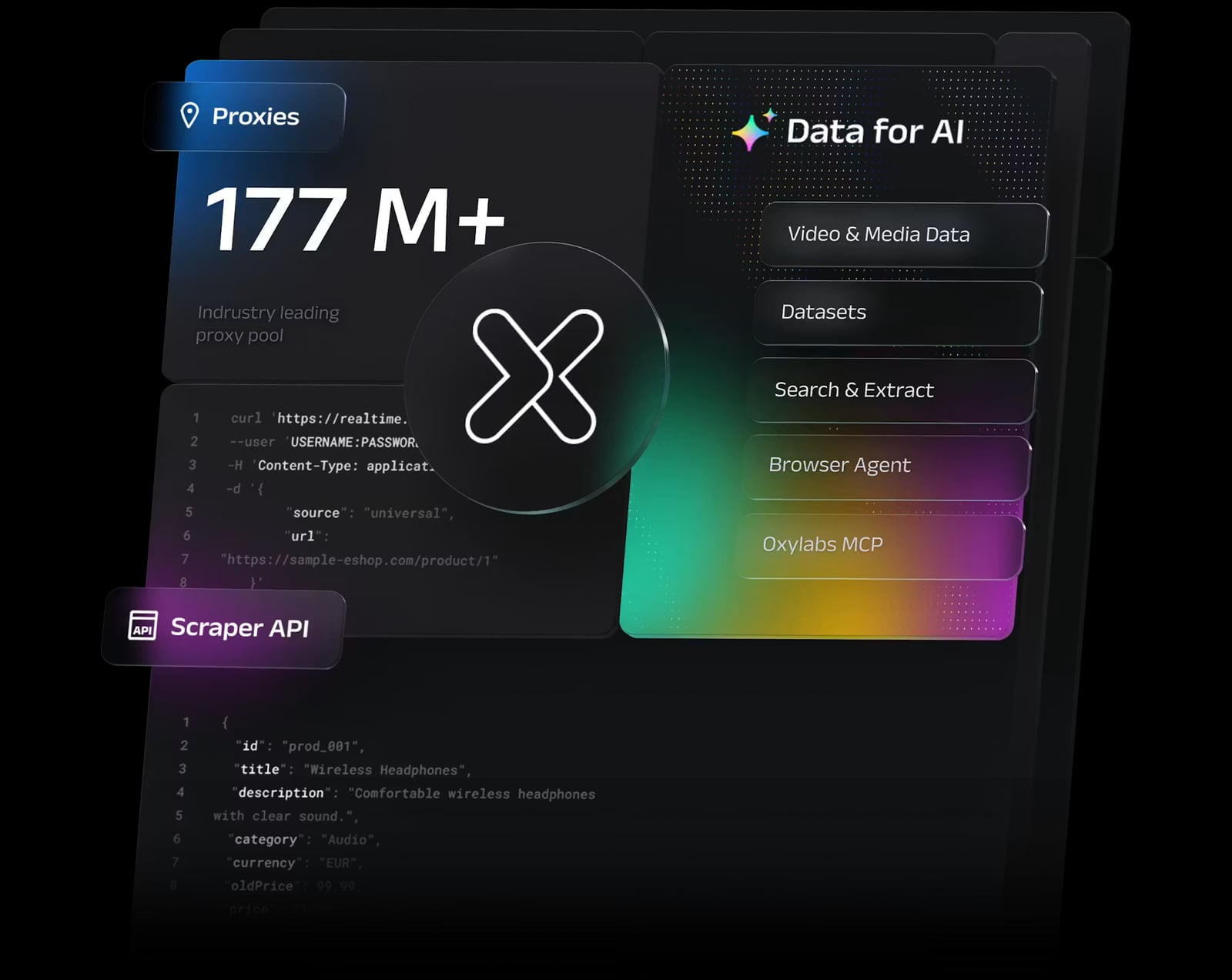 Oxylabs Proxy & Web Scraping Platform product interface