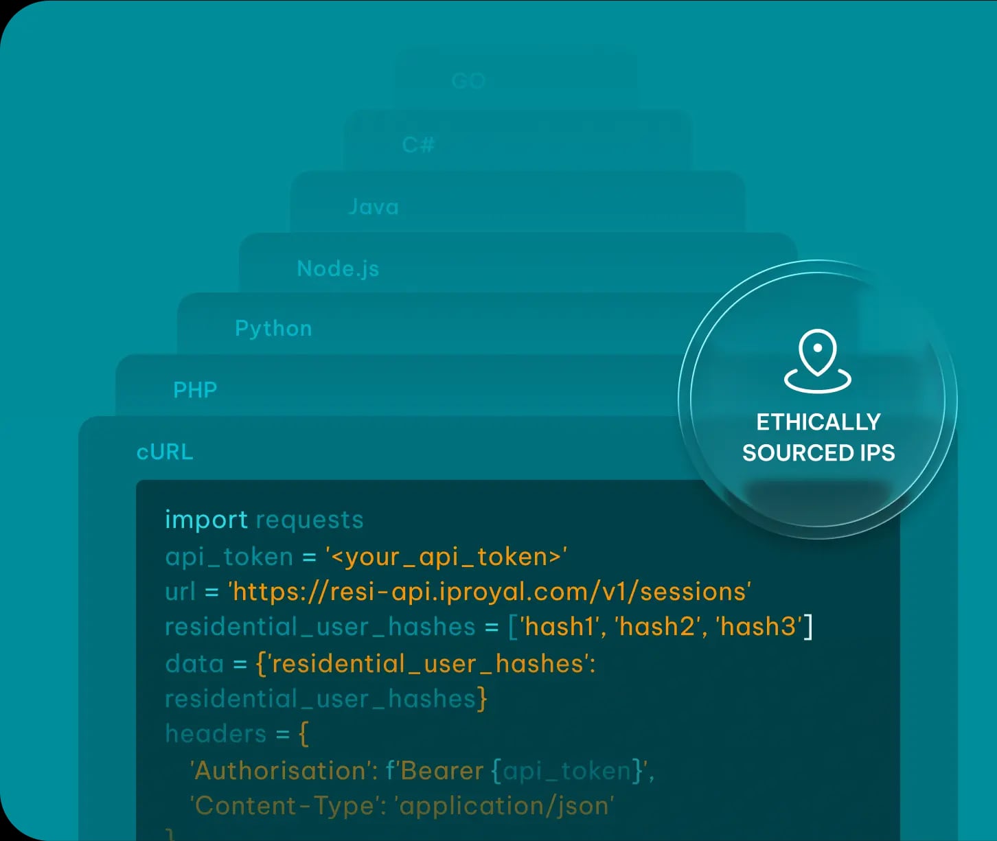 IPRoyal product interface