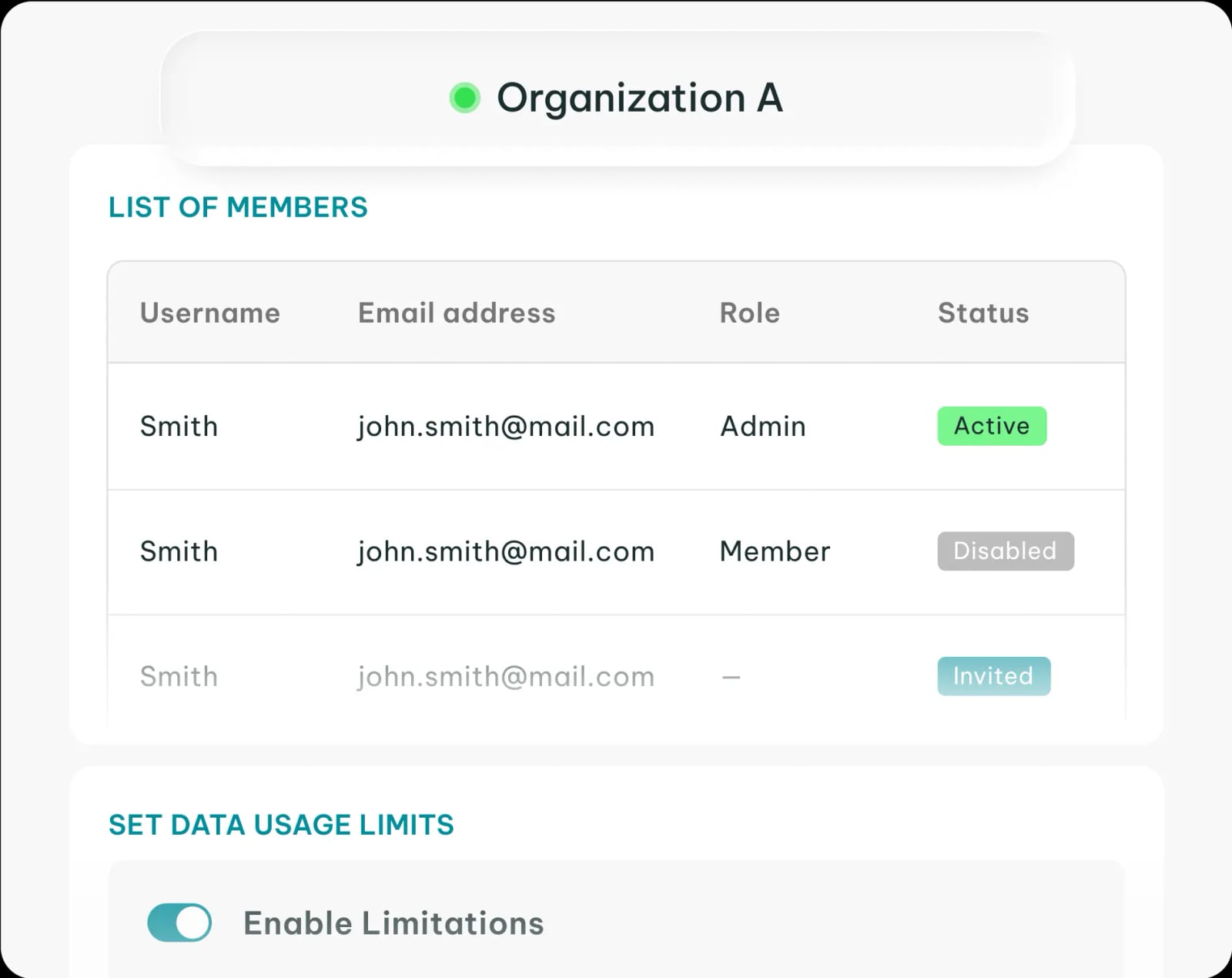 IPRoyal product interface