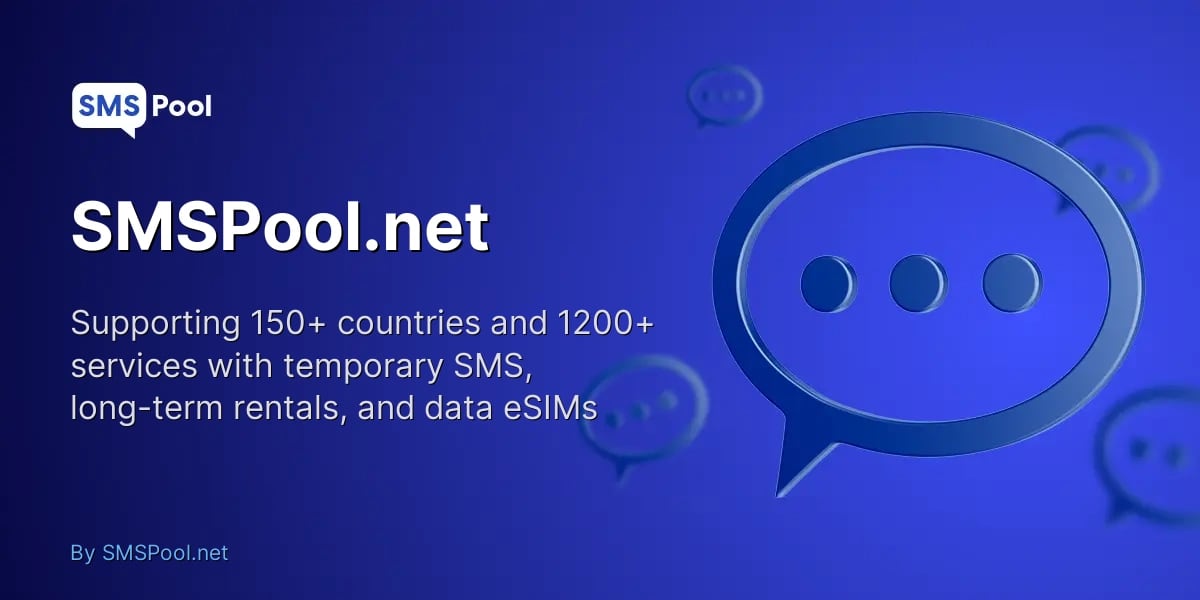 SMSPool product interface