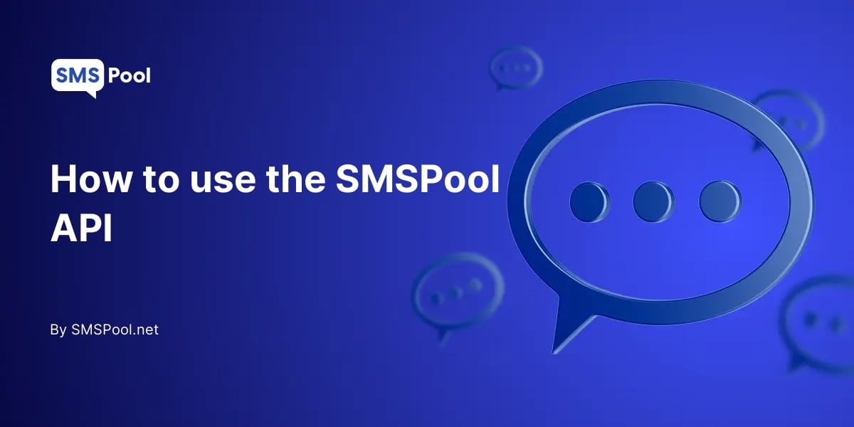 How to use the SMSPool API - This article is a quick guide to inform you of the full usage of the API for SMSPool to make integrations easier for your SMS verifications on your platform.