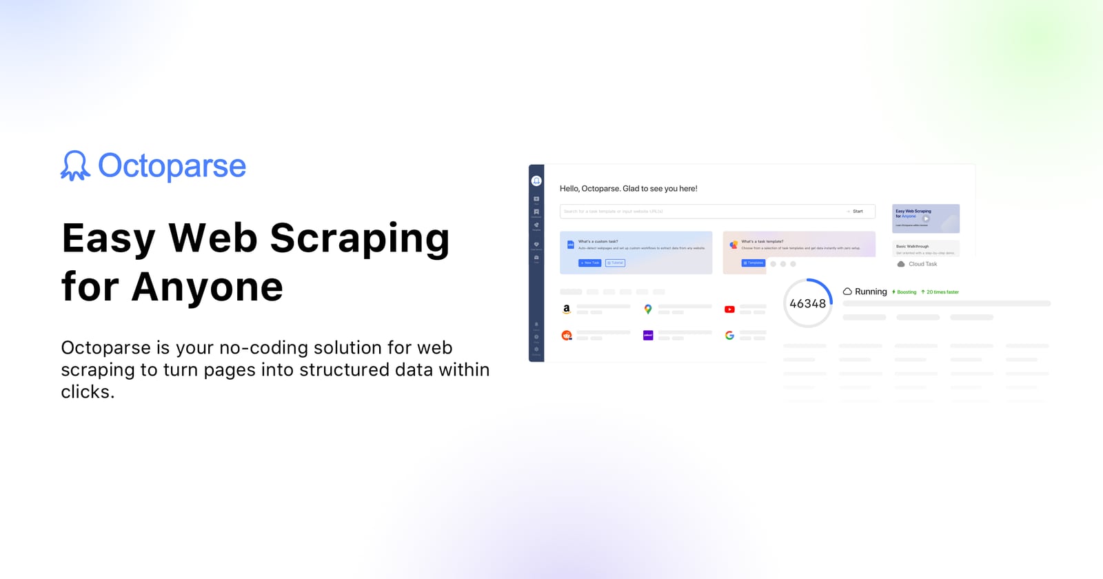Octoparse product interface