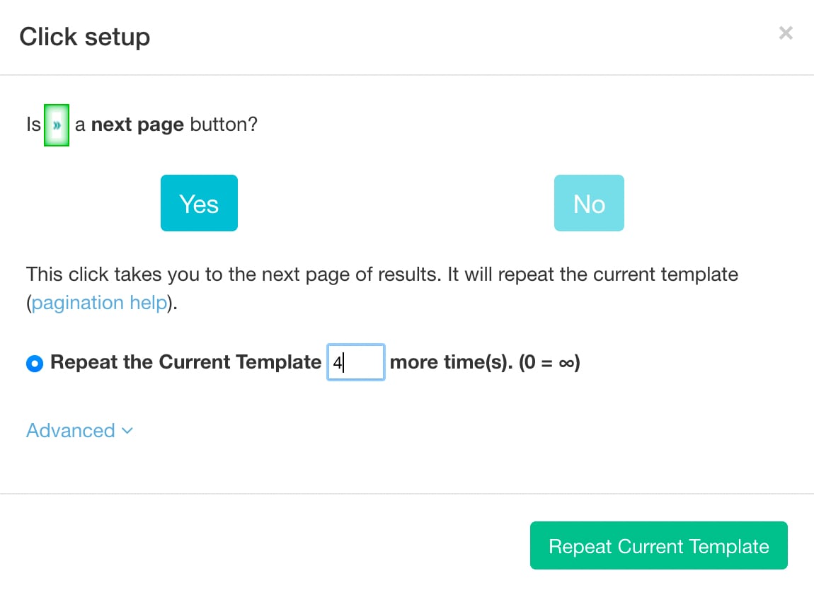 ParseHub product interface