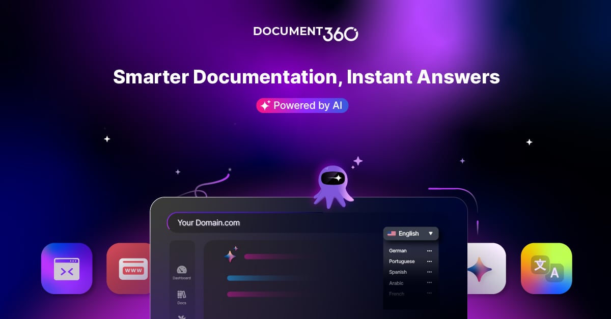 Document360 product interface