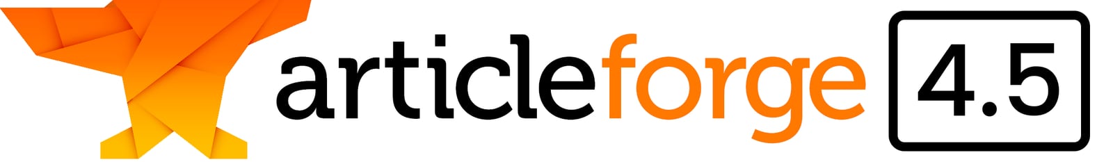 High quality, AI content generator - Article Forge product interface