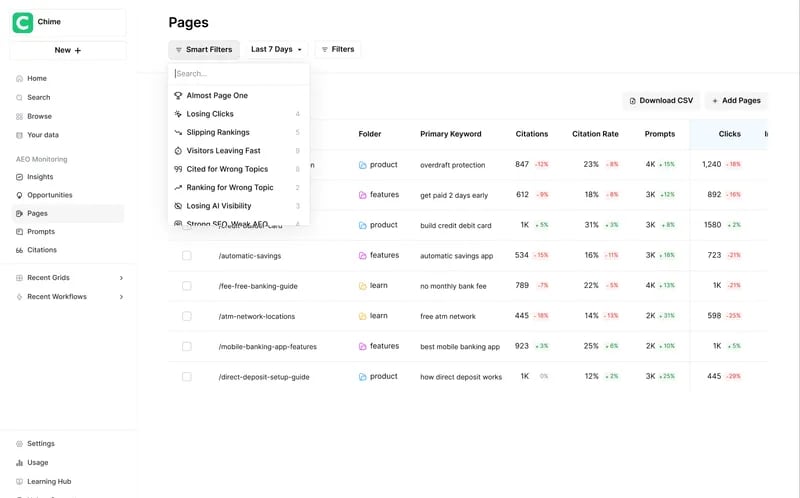 AirOps product interface