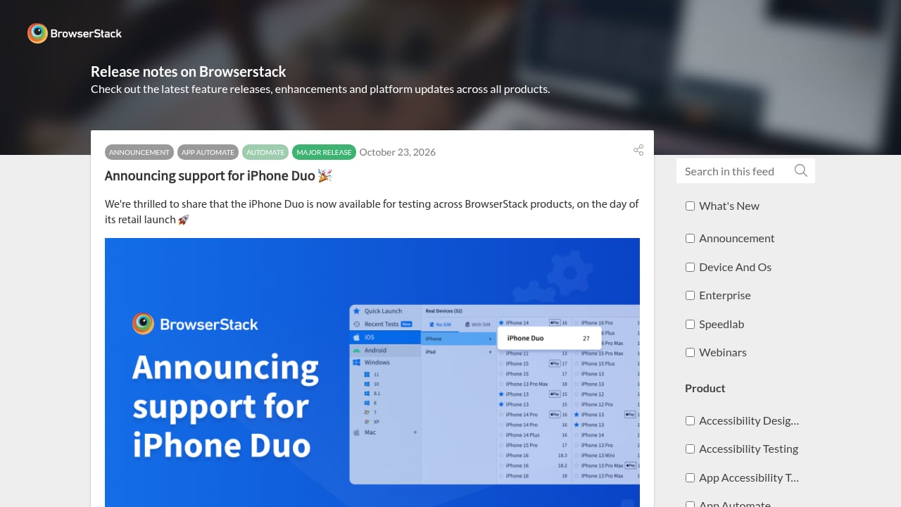 First viewport screenshot of www.browserstack.com