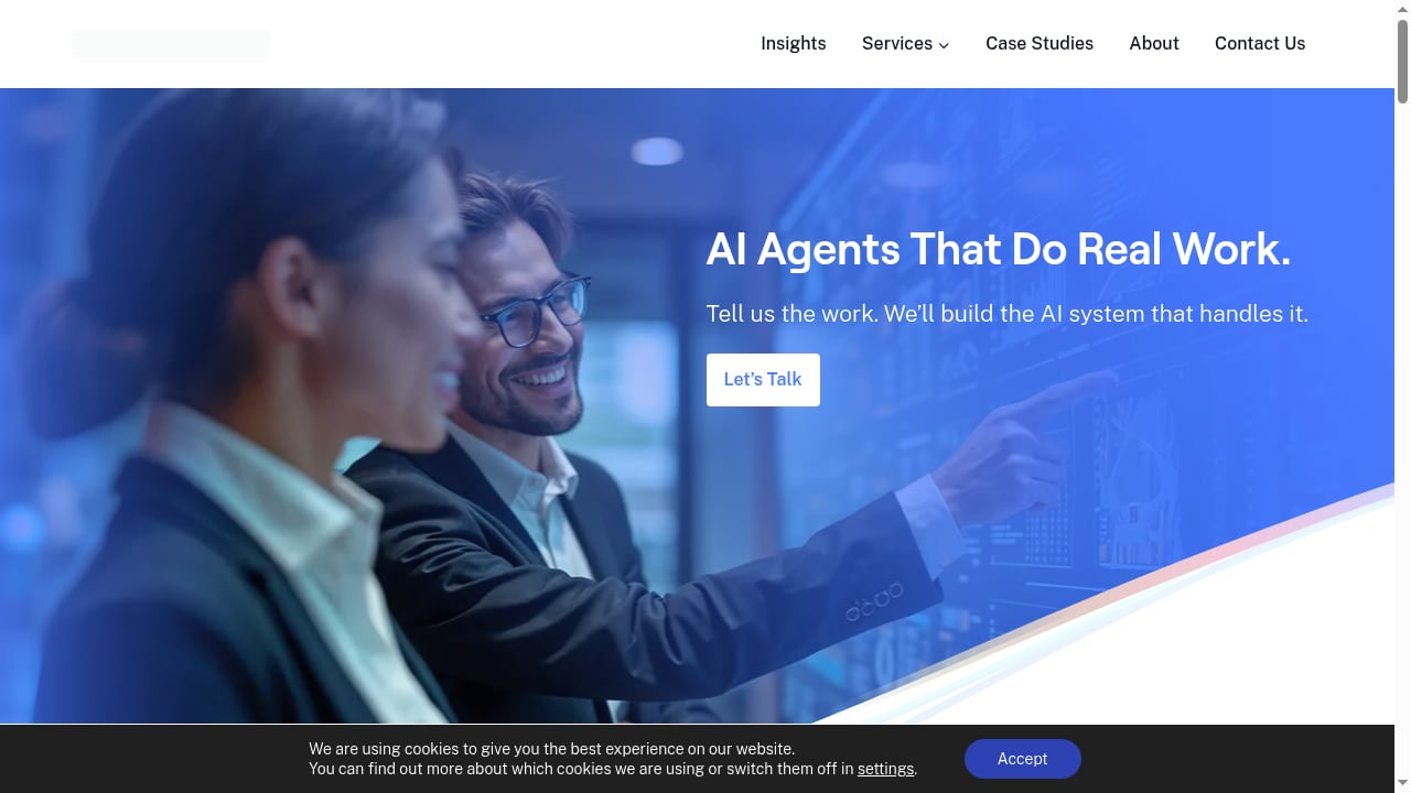 First viewport screenshot of Portland AI Agency — AI Agents & Automation | Fountain City .