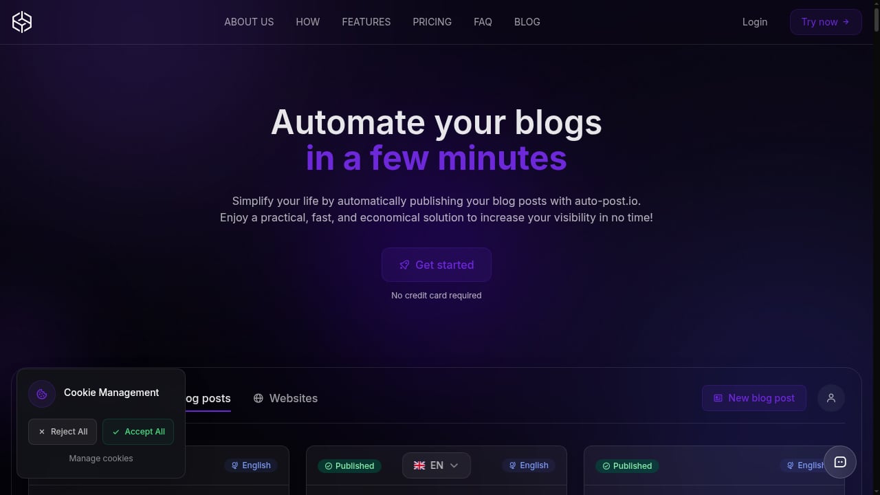 First viewport screenshot of auto-post.io