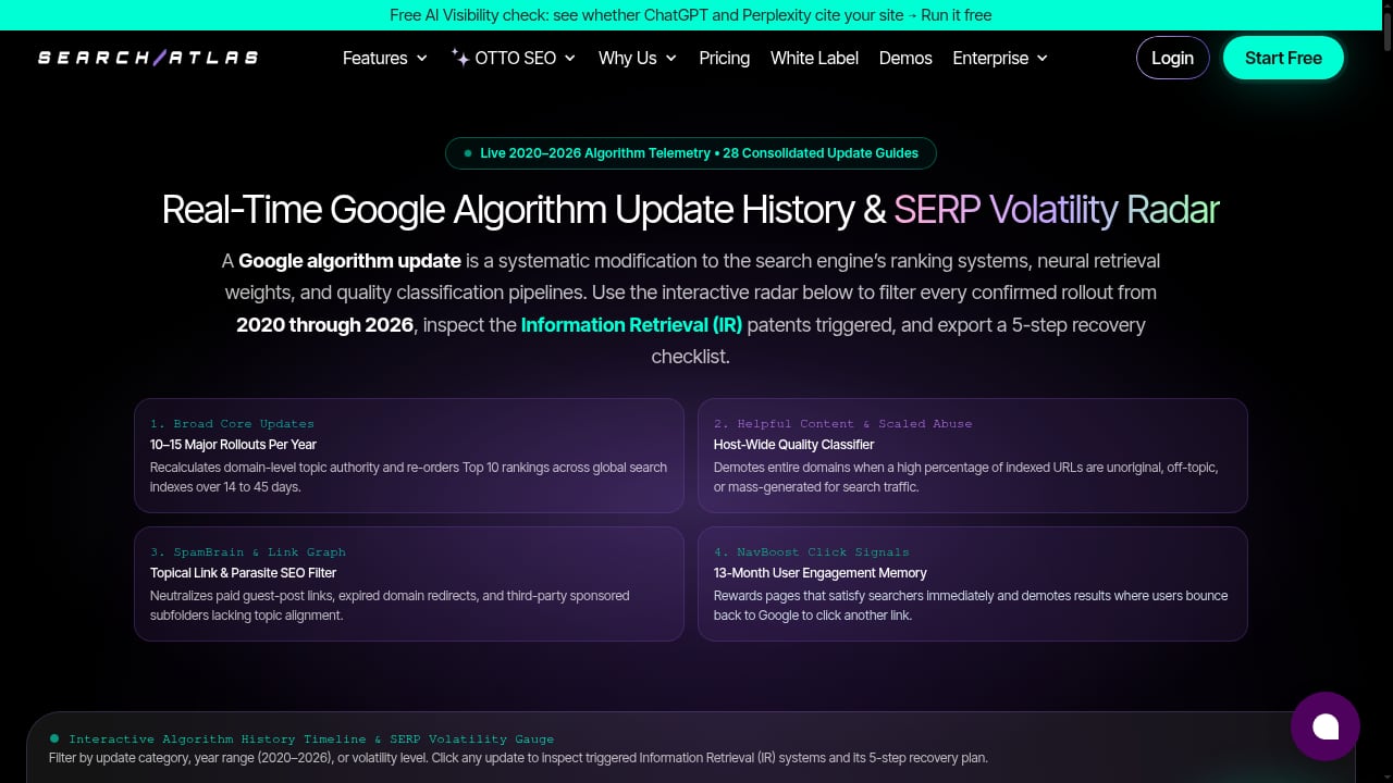 First viewport screenshot of searchatlas.com
