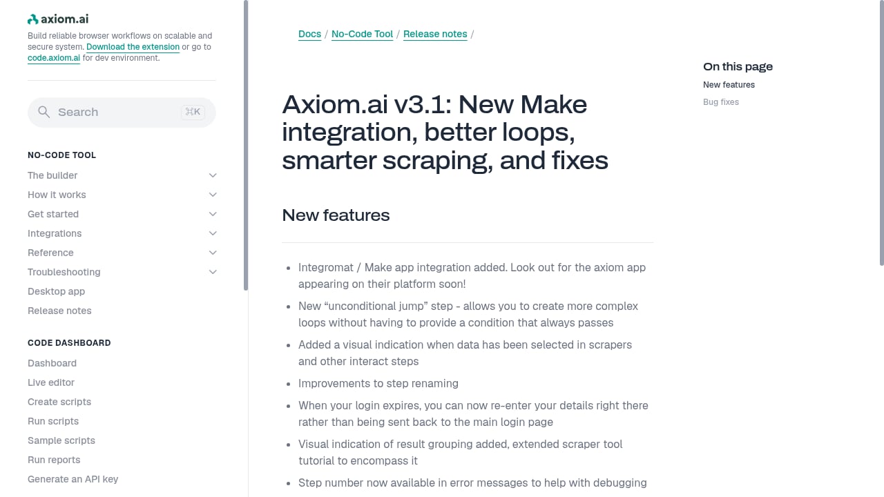 First viewport screenshot of axiom.ai