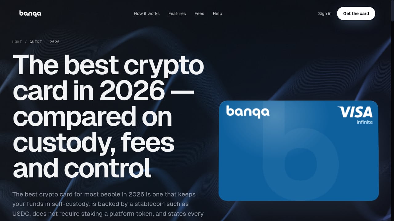 First viewport screenshot of banqa.io