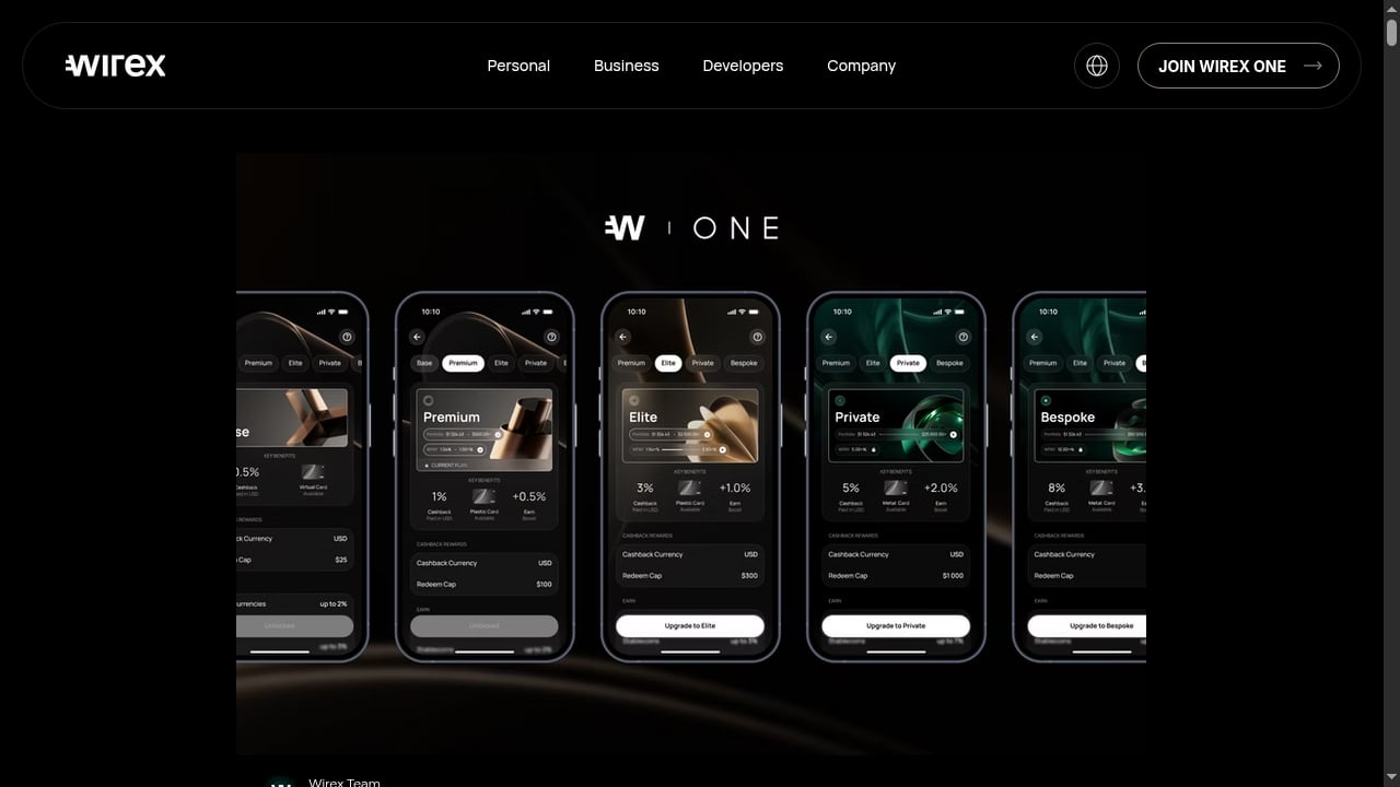 First viewport screenshot of Wirex | Crypto & Web3 Insights, Guides & News