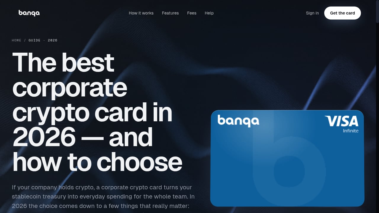 First viewport screenshot of banqa.io