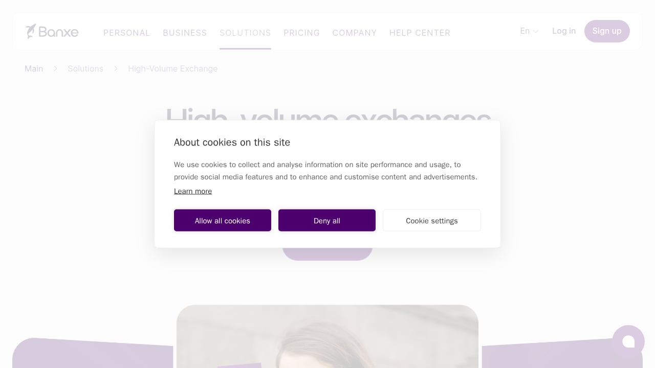First viewport screenshot of Banxe — Global Payments Platform