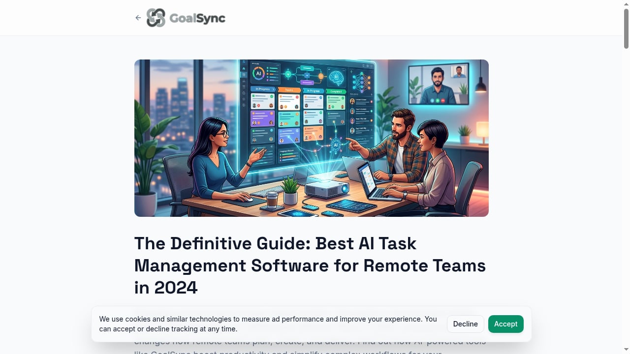 First viewport screenshot of Growth Engine Hub — Autonomous AI Content Marketing