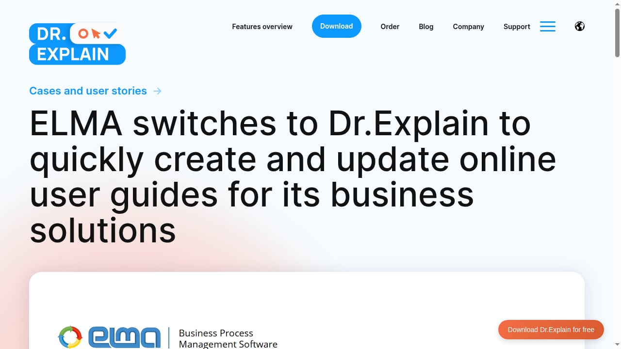 First viewport screenshot of www.drexplain.com